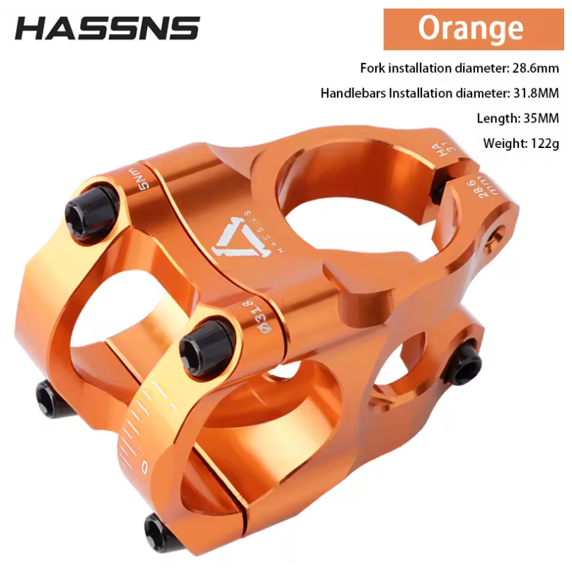 HASSNS™  MTB Stem 31.8mm Clamp