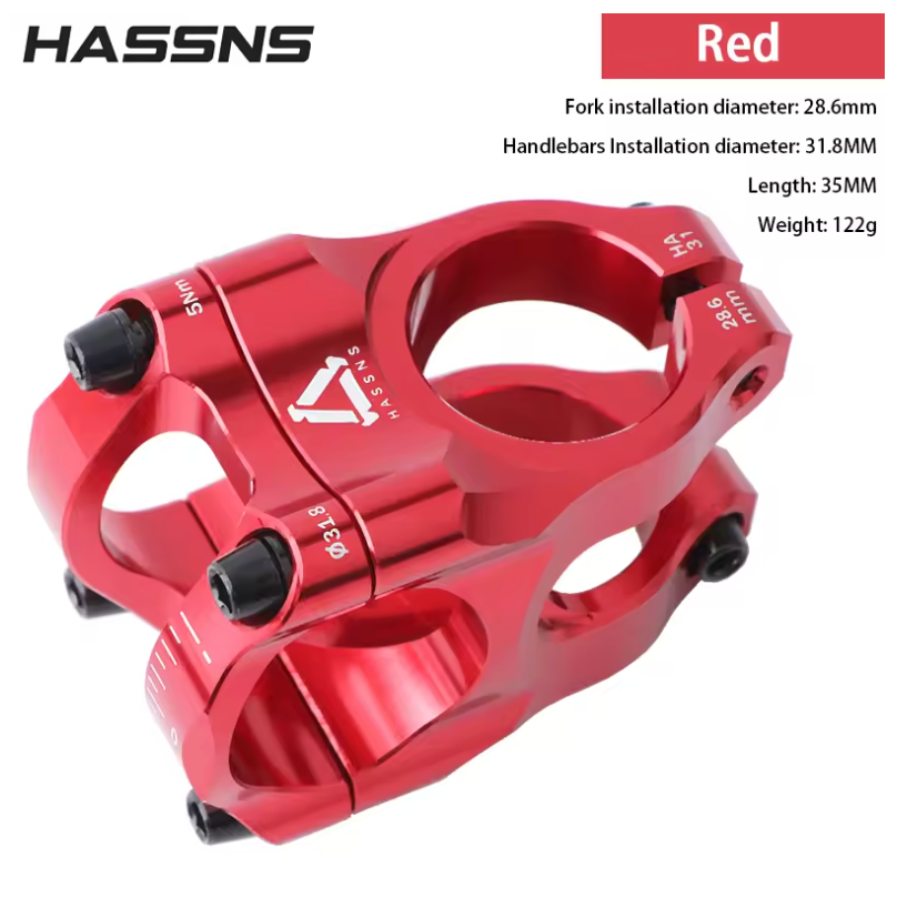 HASSNS™  MTB Stem 31.8mm Clamp