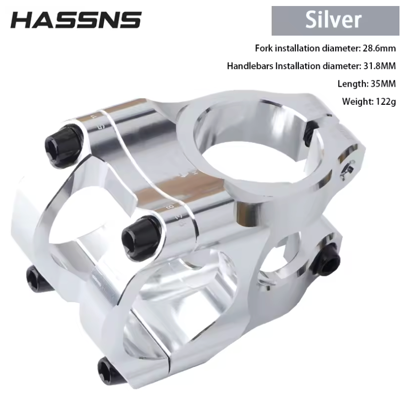 HASSNS™  MTB Stem 31.8mm Clamp